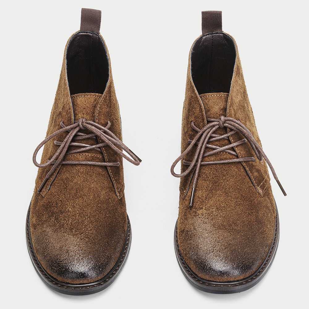 Sepatu Bot Kulit Retro Nyaman  - Men'S Fashion Looks ulasan dan harga