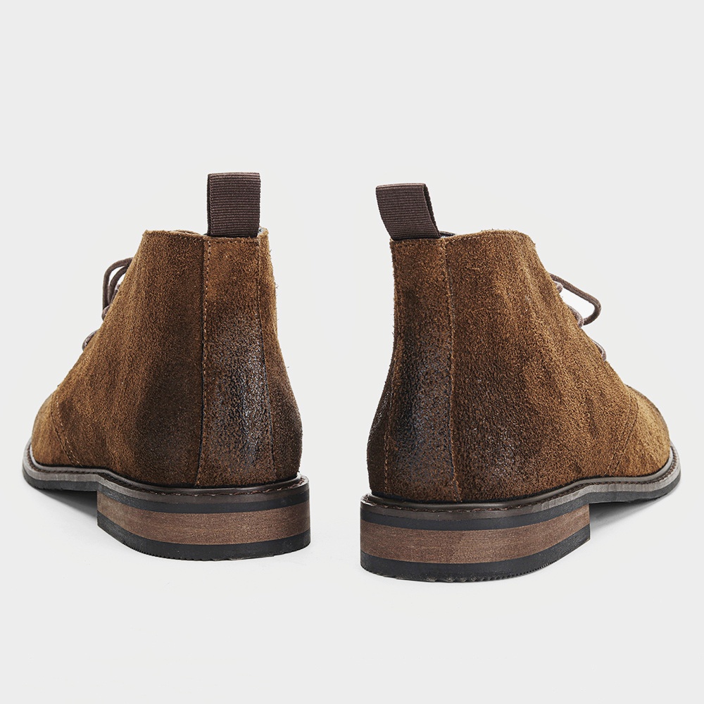 Sepatu Bot Kulit Retro Nyaman  - Men'S Fashion Looks ulasan dan harga