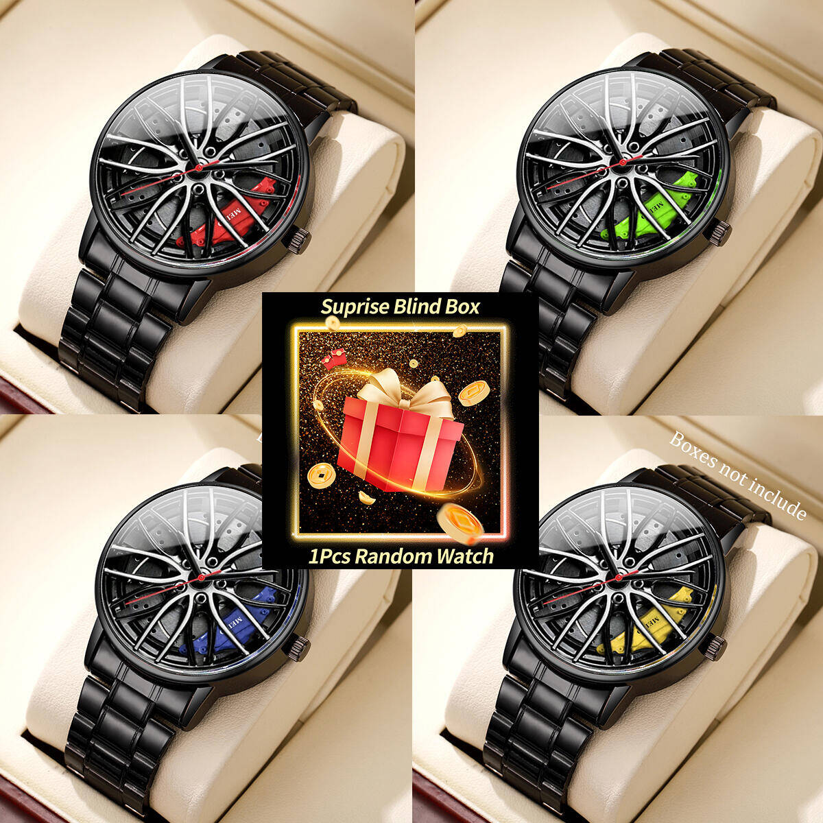1 Buah Jam Tangan Misteri Keju - Men'S Fashion Box ulasan dan harga