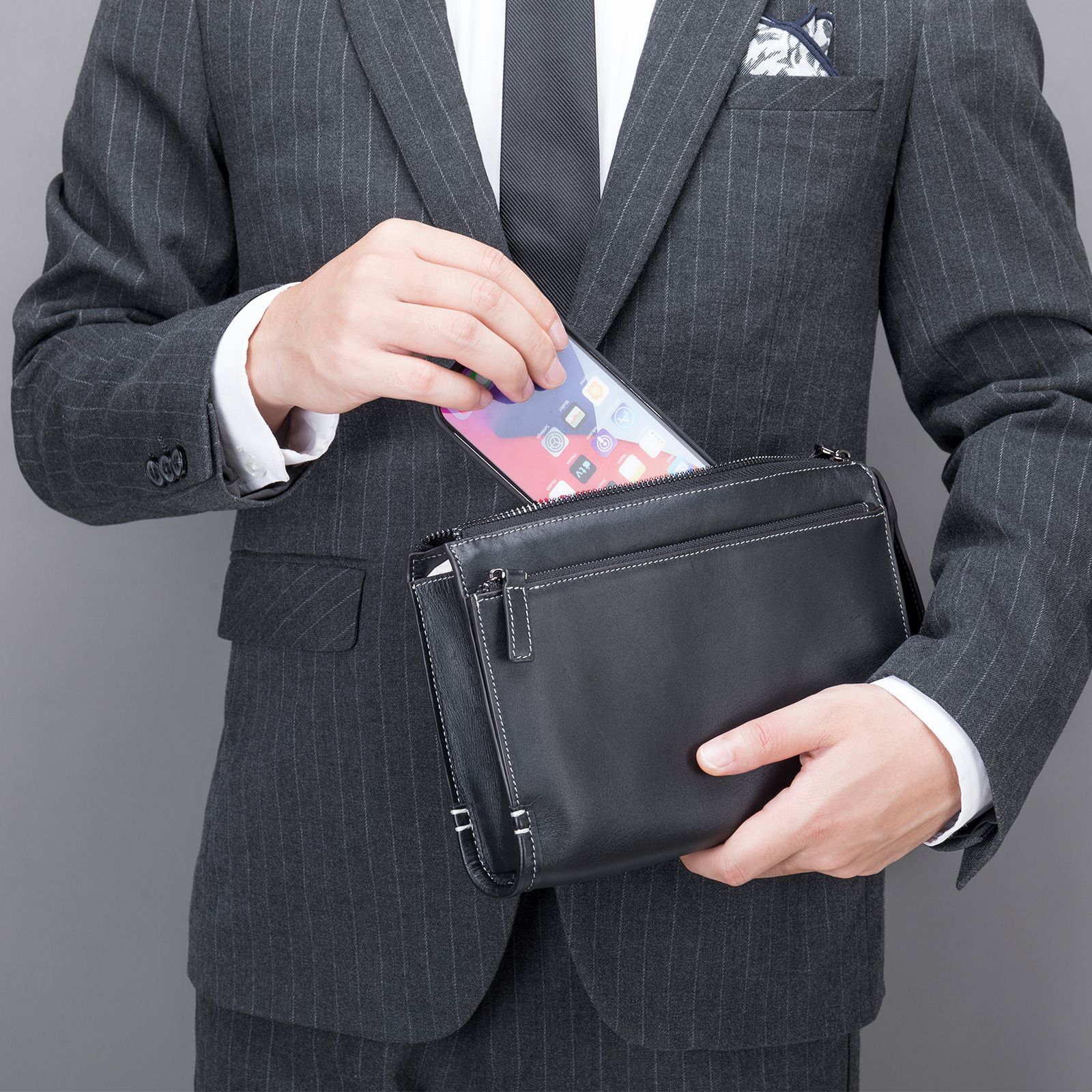 Tas Kulit Asli Modis untuk Pri - Men Fashion Korean Style ulasan dan harga