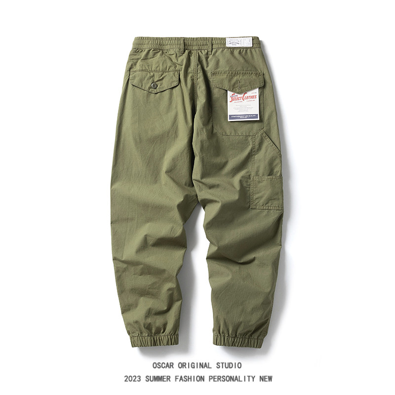 Celana Kargo Bordir Sederhana  - Cargo Jogger Pants ulasan dan harga