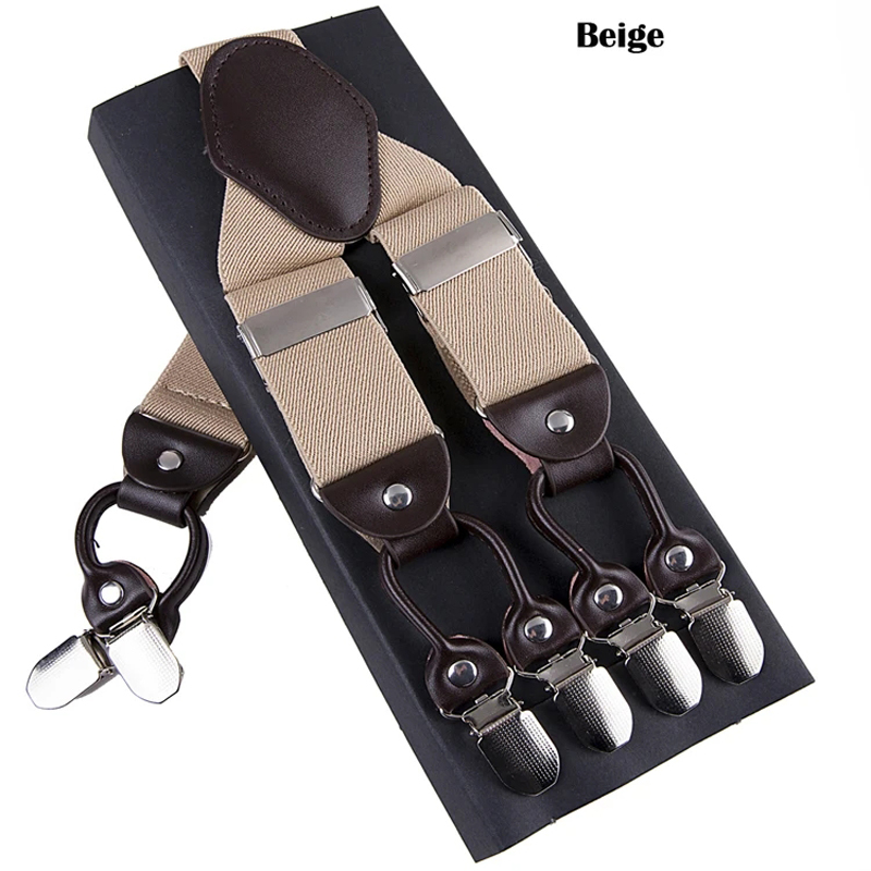 Suspender Kulit Fashion Kasual - Suspenders Clip Men ulasan dan harga