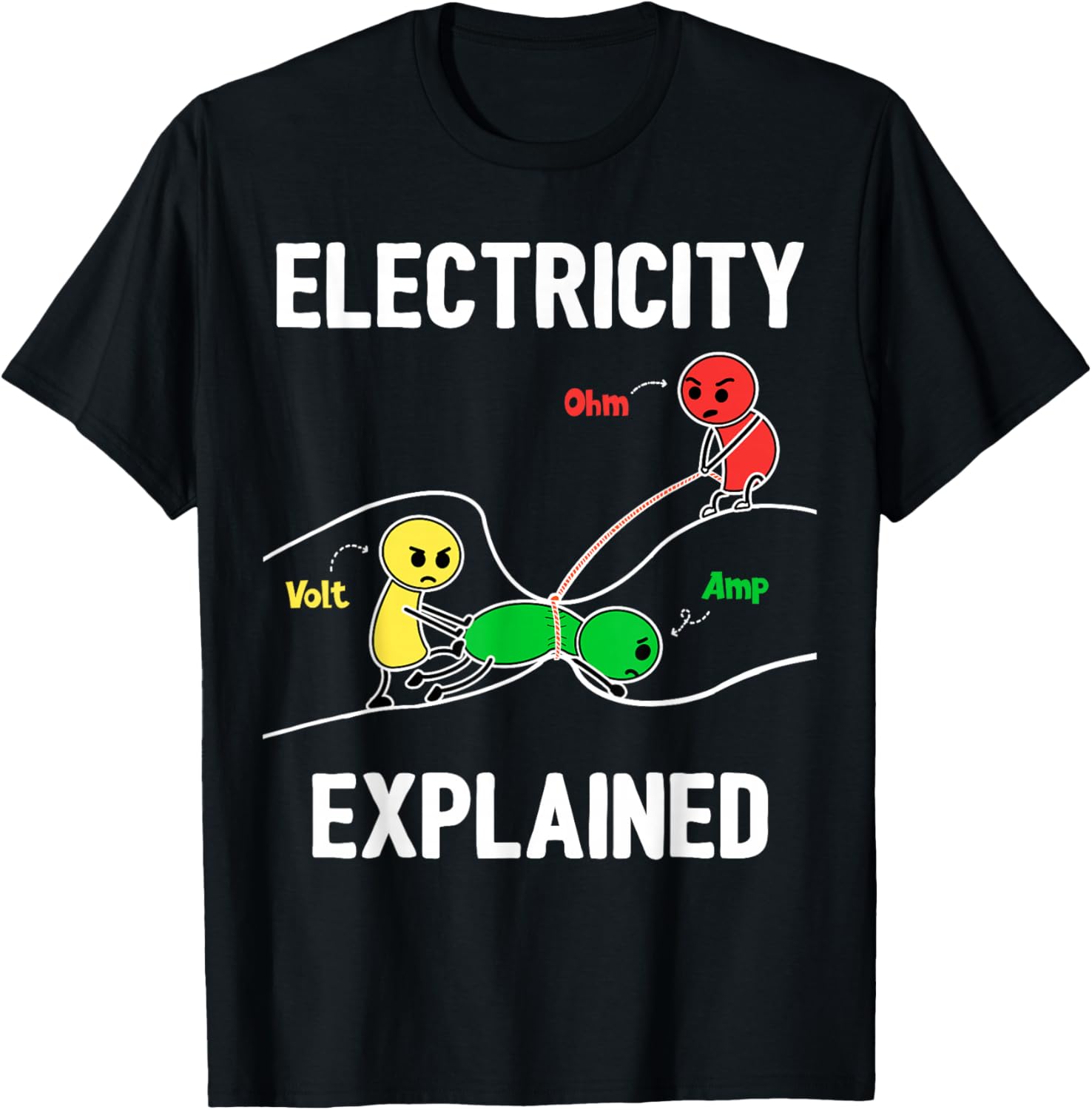 Kaos Grafis Listrik Lucu yang  - Men'S Fashion Explained ulasan dan harga
