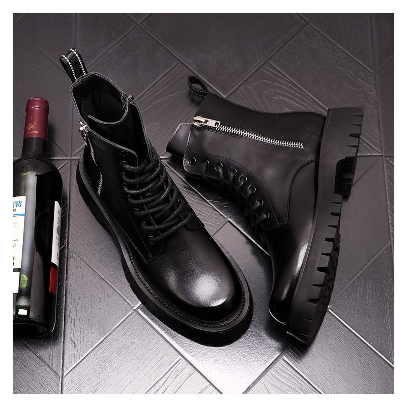 Sepatu Bot Kulit Asli Pria Mew - Men'S Fashion Looks ulasan dan harga