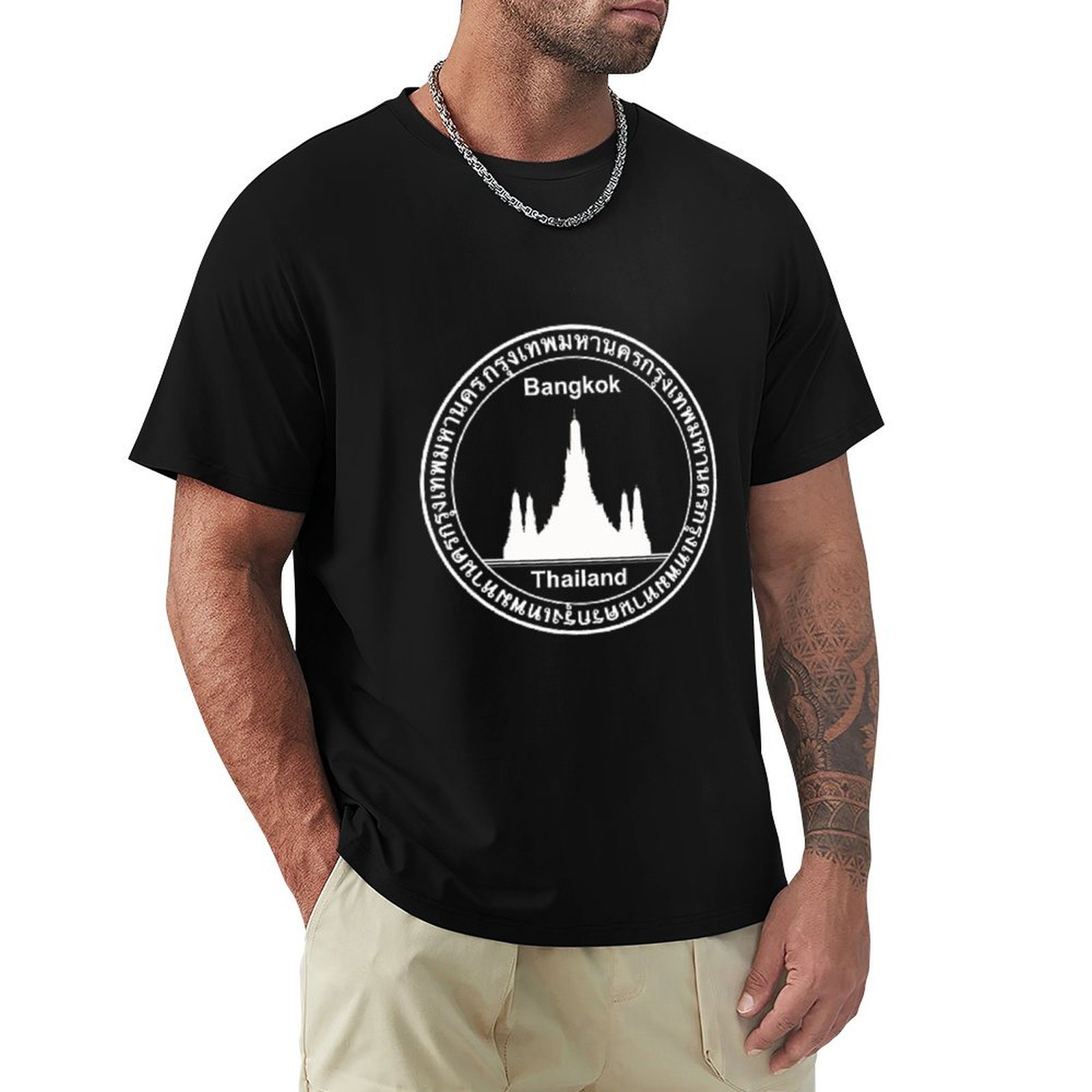 Kaos Perjalanan dengan Cap Pas - Mens Fashion Bangkok ulasan dan harga