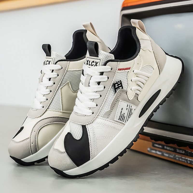 Sepatu Sneakers Putih Trendy G - Men Fashion Korean Style ulasan dan harga