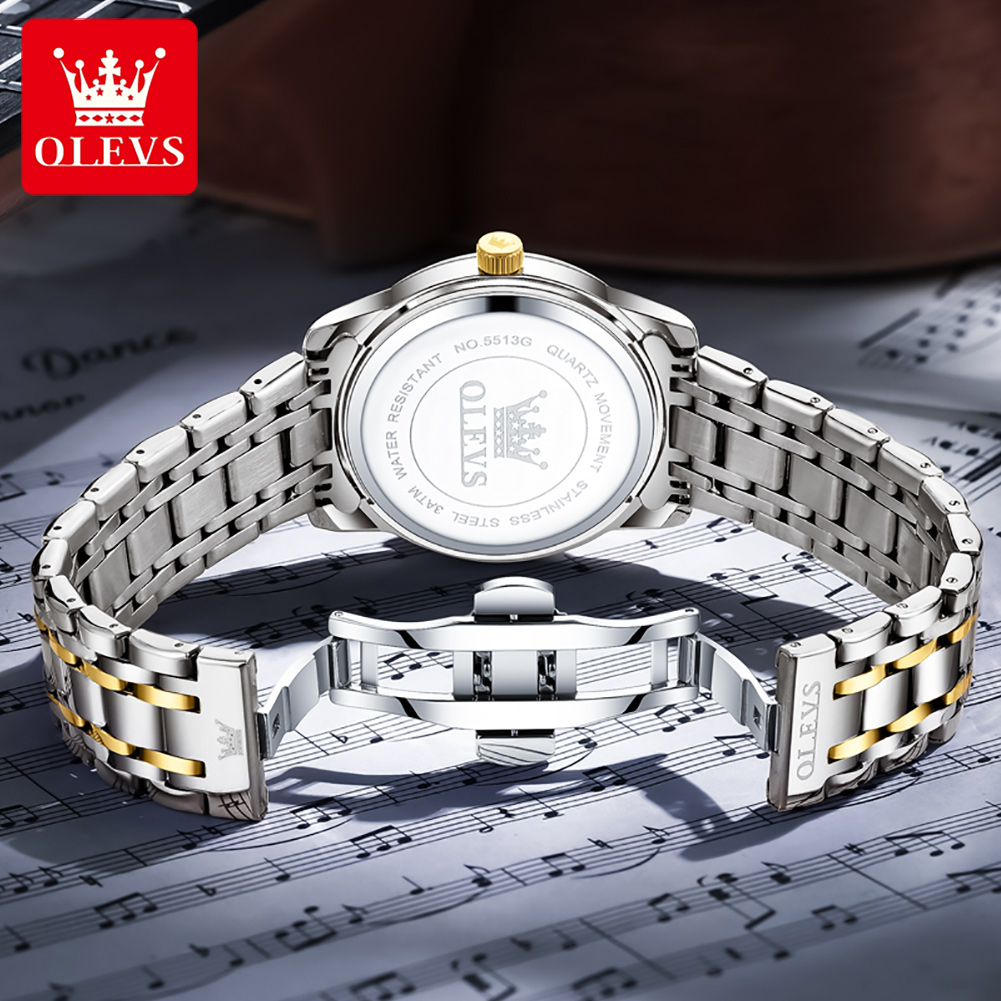 OLEVS Jam Tangan Pria Modis Be - Men'S Fashion Looks ulasan dan harga