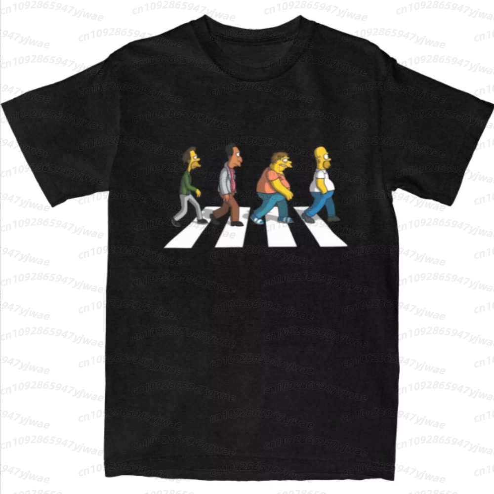 Kaos Pria Simpsons Dad Sidewal - Mens Fashion Streetwear ulasan dan harga