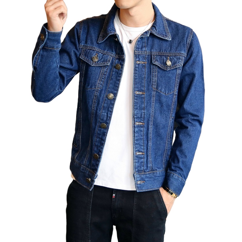 Jaket Denim Hitam Pria 2026, M - Men'S Fashion Light Jacket ulasan dan harga