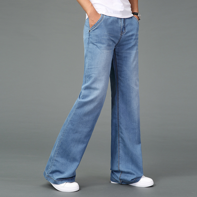 Jeans Berkobar Besar Musim Sem - Men'S Fashion Jeans And Boots ulasan dan harga