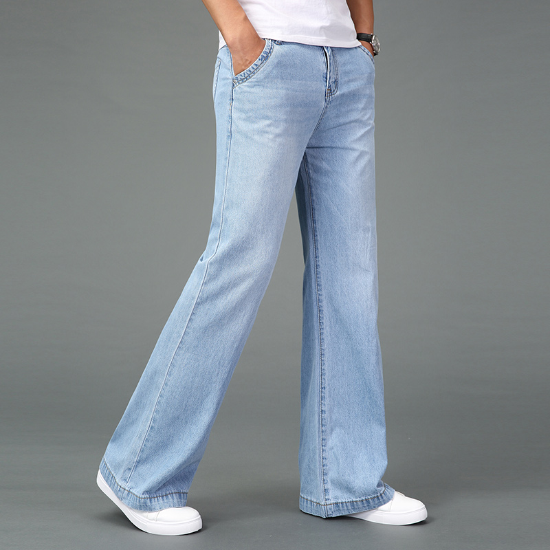 Jeans Berkobar Besar Musim Sem - Men'S Fashion Jeans And Boots ulasan dan harga