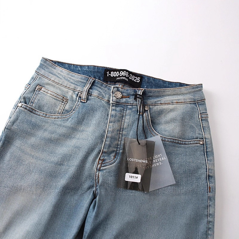 Jeans LOSTSHDWS Biru Muda Vint - Men'S Fashion Jeans And Boots ulasan dan harga