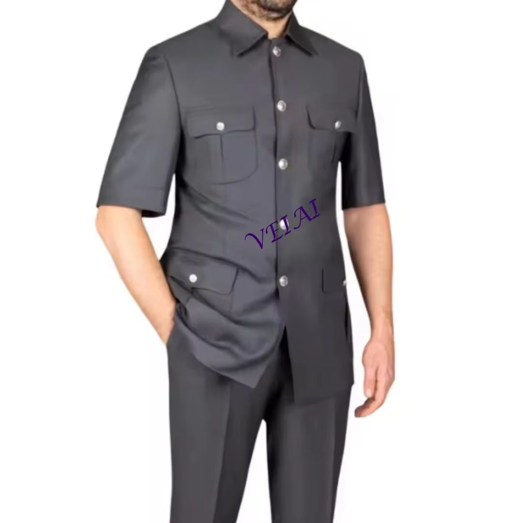 Setelan Jas Pria 2-Potong Warn - Men'S Fashion Light Jacket ulasan dan harga