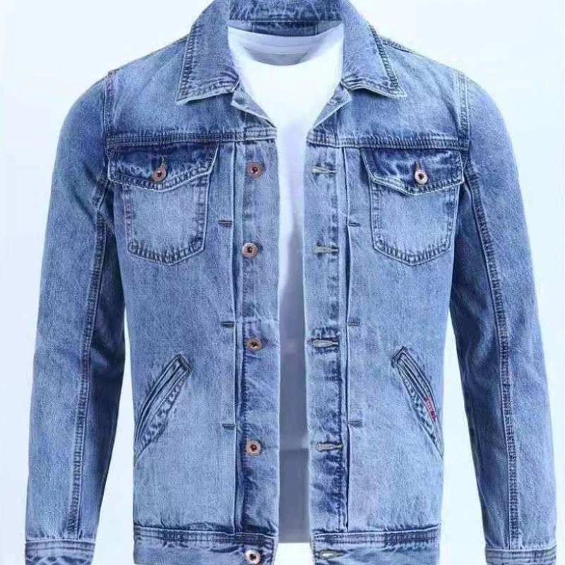 GELITAYIN Mantel Jeans Pria Ka - Men'S Fashion Light Jacket ulasan dan harga