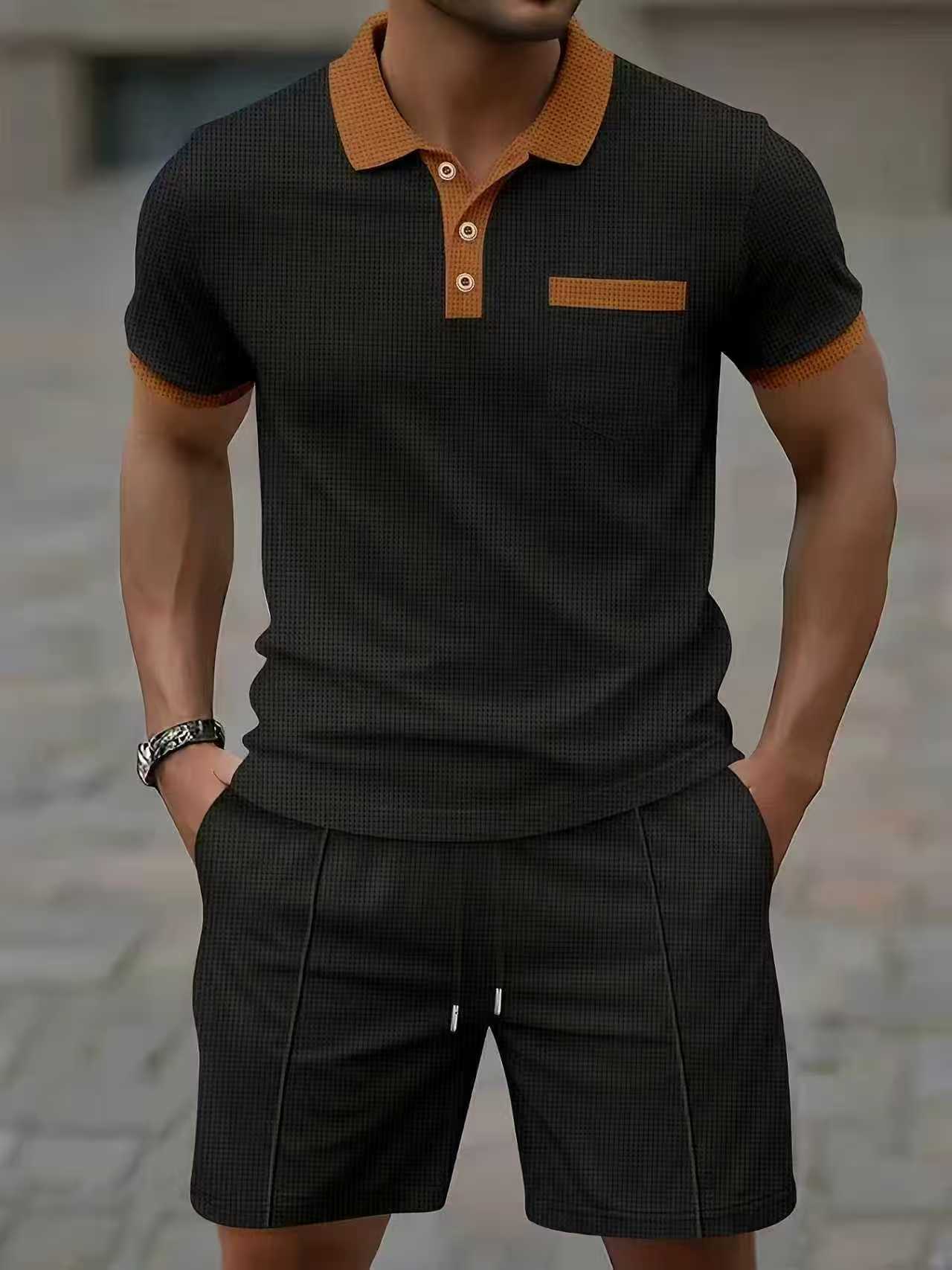 Setelan kaos polo lengan pende - Men'S Fashion Videos ulasan dan harga