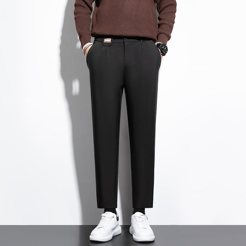 Celana Pria Slim Fit untuk Aca - Formal Trouser Stretch ulasan dan harga