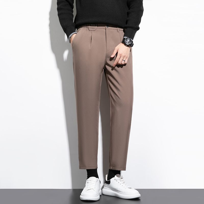 Celana Pria Slim Fit untuk Aca - Formal Trouser Stretch ulasan dan harga