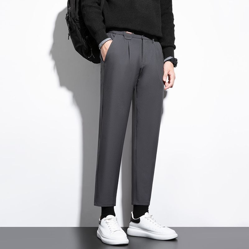 Celana Pria Slim Fit untuk Aca - Formal Trouser Stretch ulasan dan harga