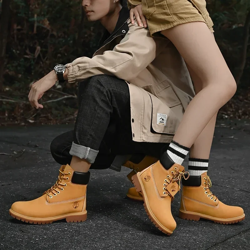 Sepatu Boots Pria High Top Ber - Men'S Fashion Videos ulasan dan harga